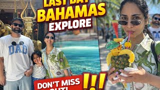 We Did ALL This in Bahamas in 1 Day! 😍 Disney Cruise Finale 💙 | Nassau Tour + Emotional Goodbye✈️