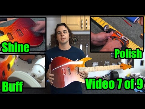 Acacia Guitars - Fret / Body Shine, Buff & Polish!  Video 7 of 9