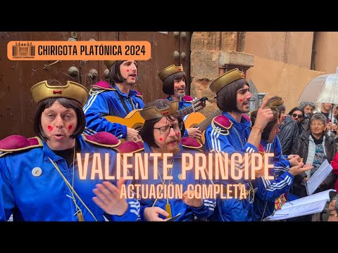 VALIENTE PRÍNCIPE (Chirigota Platónica 2024) - Actuación Completa