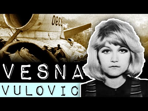 Woman Survived 33,333 Feet Fall From Airplane (Vesna Vulovic Guinness World Records)