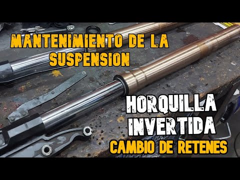 How to change seals on an inverted suspension