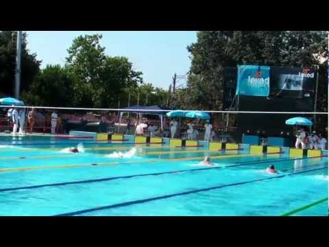 Campionati Italiani Nuoto Master 2012 - 50 rana maschile - serie 41 Simone Battiston