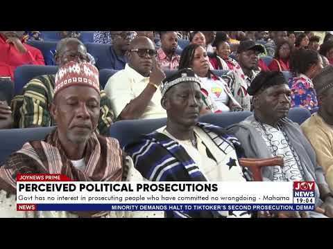 Government has no interest in prosecuting people who have committed no wrongdoing - Mahama.