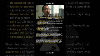Tại sao tình hình tài chính rất tệ nhưng vẫn tiêu tiền tiếp - Bloomberg #financialcrisis #ielts