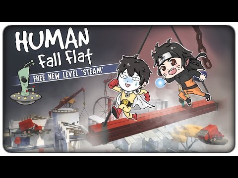 ONE PUNCH MAN E NARUTO ENTRANO NELL'AREA 51 con l'Assistente | Human Fall Flat