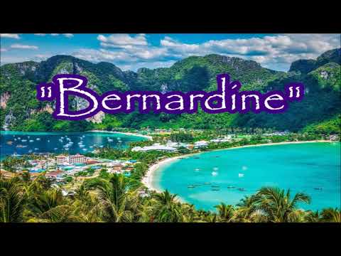 PAT BOONE   BERNARDINE    +   lyrics