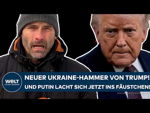 UKRAINE-KRIEG: Neuer Hammer von Donald Trump! Und Wladimir Putin lacht sich jetzt ins Fäustchen!