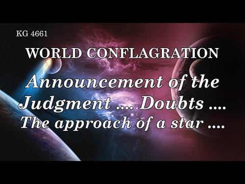 BD 4661 - ANNOUNCEMENT OF THE JUDGMENT .... DOUBTS .... THE APPROACH OF A STAR ....