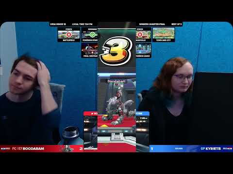 U.MINOR 18 - KyrieTB (Mii Swordfighter) Vs. Boodabam (Wolf) - Winners Quarters - SSBU