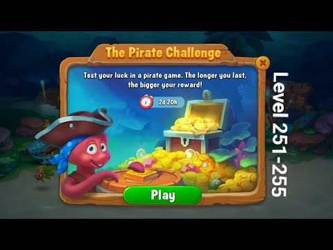 Gameplay Fishdom Level 251-255