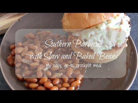 Simple Southern Barbecue Chicken | Easy Go-To BBQ Crockpot Dinner Video