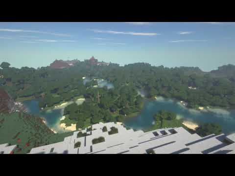 relaxing, calming  and soothing musics - Beautiful Minecraft Landscape with Music for Stress Relief, Sleep and Meditation