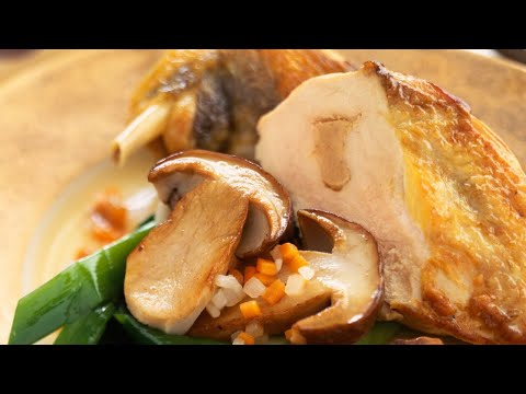 Recette : Suprême de pintade farci au foie gras