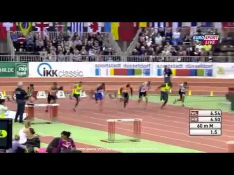 Düsseldorf Meeting 2015 - Kim Collins 6.55 - Men's 60 Metres Semi Final 1