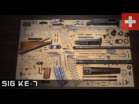 SIG KE7 light machine gun #worldofguns