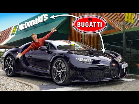Bugatti Chiron Super Sport de 400km/h vs… ¡¿McDonalds?!