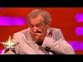 Sir Ian McKellen Dame Judi Dench Sat In The Queen S Throne The Graham Norton Show