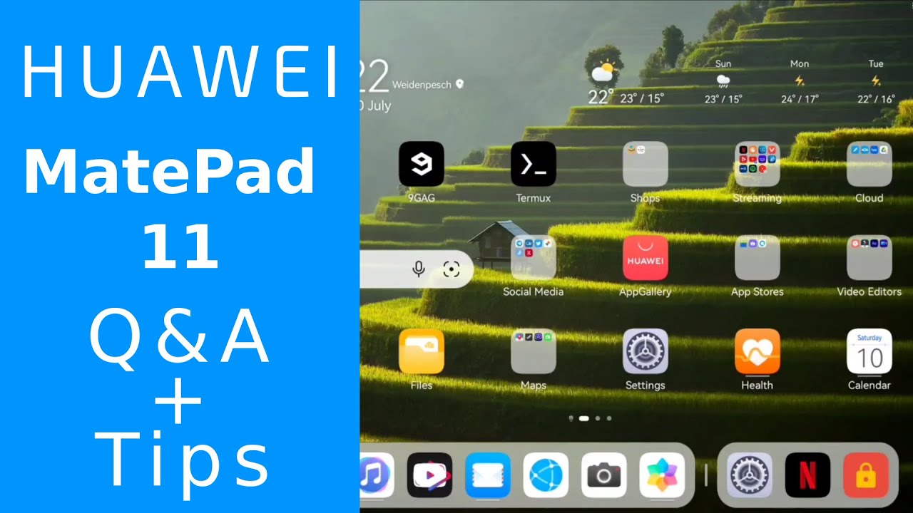 Huawei MatePad 11 - Q&A + Tips