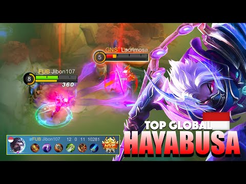 Hayabusa Shura Perfect Gameplay! Amazing Shadow | Top Global Hayabusa Gameplay By Jibon107 | MLBB