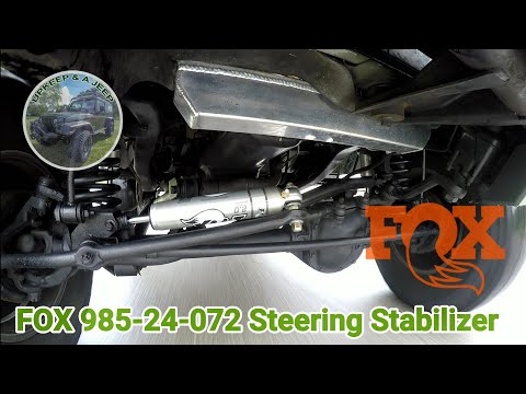 Jeep Wrangler TJ/LJ Fox Steering Stabilizer Install and Review 985-24-072