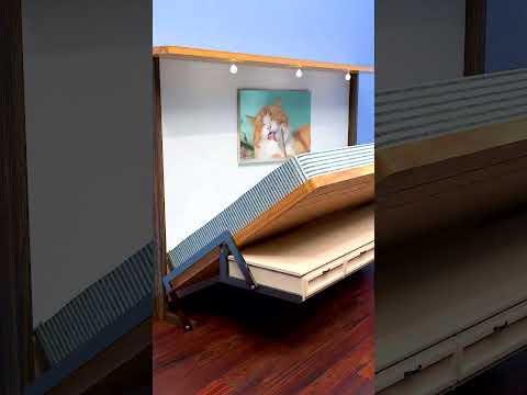 A Murphy Bed Idea For Small Space | DIY Project #bed #diy #bedroom