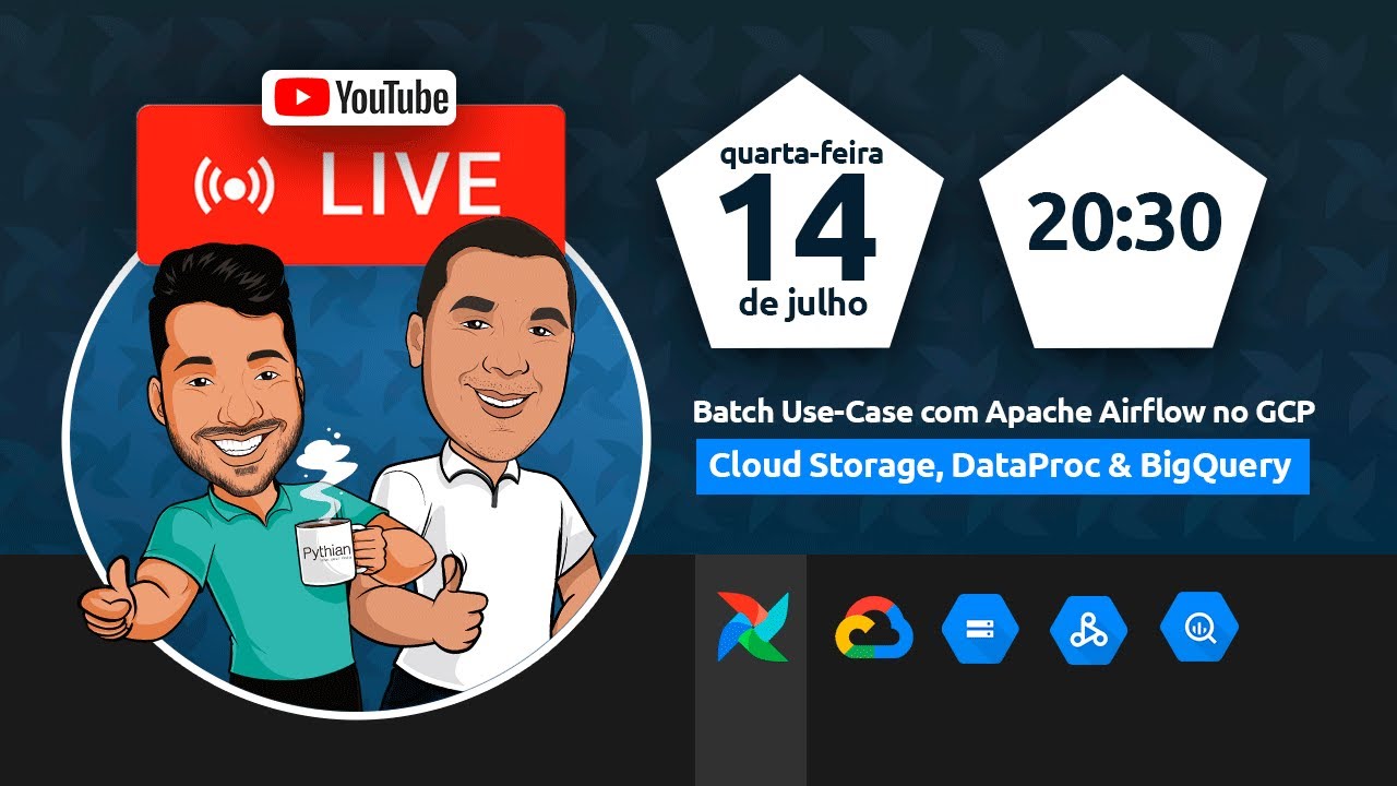 Batch Use-Case com Apache Airflow no GCP - Cloud Storage, DataProc & BigQuery