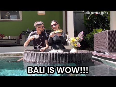 FLOATING POOL BREAKFAST & VILLA REVEAL IN BALI 🇮🇩 TIKTOK FAMOUS SPA!😍