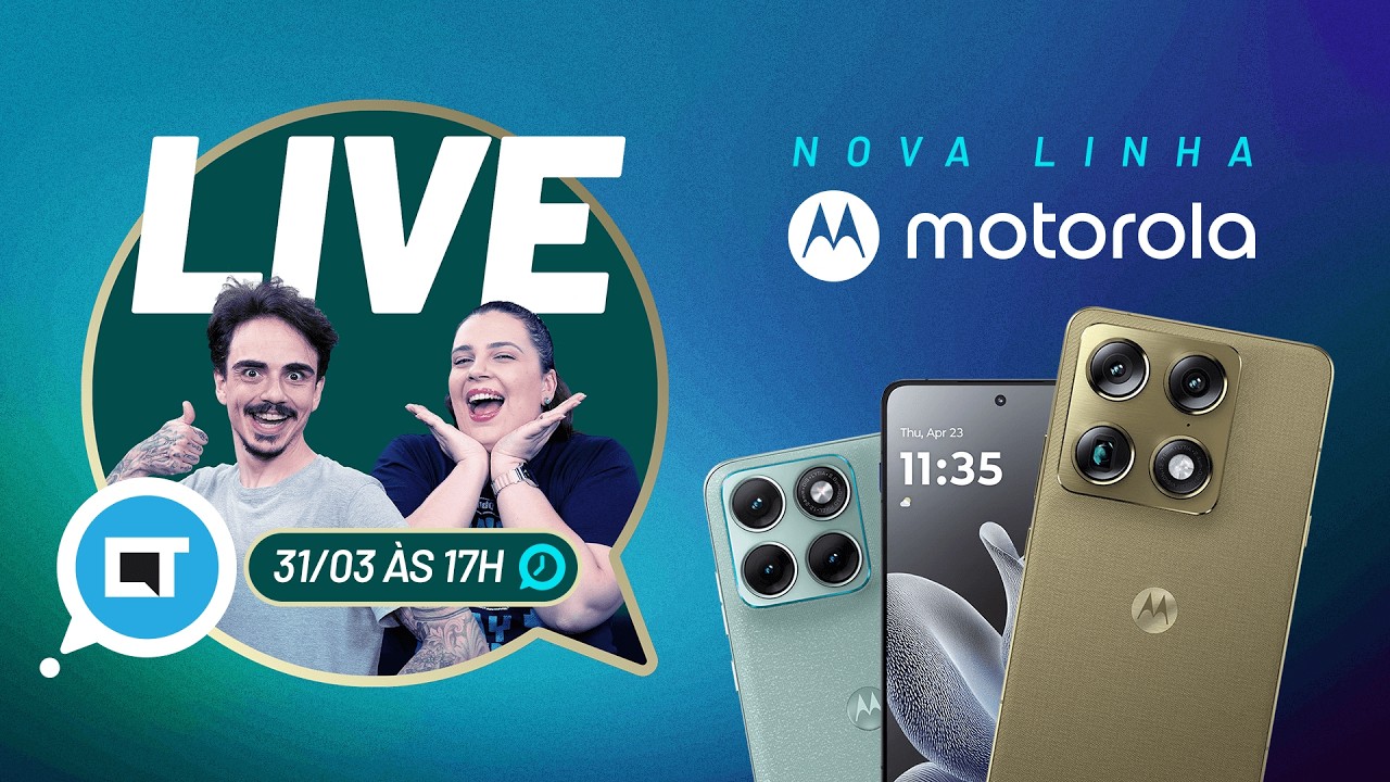 Conheça os lançamentos de 2026 da Motorola! AO VIVO | LIVE | CANALTECH