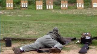 preview picture of video 'Firing Russian WW2 Mosin Nagant 91/30 from prone at Appleseed'