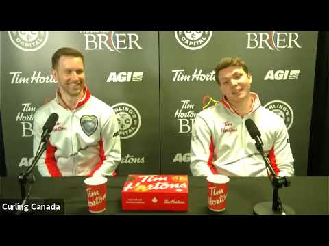 Draw 15 Media Scrum - 2021 Tim Hortons Brier