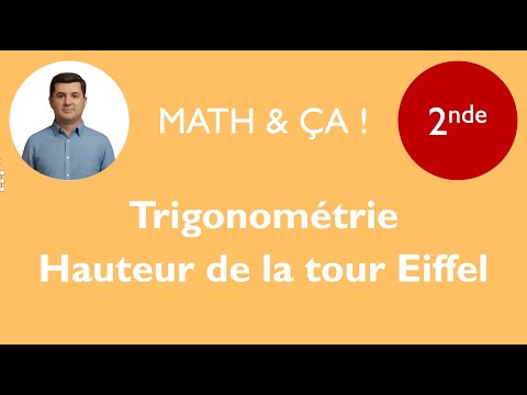Trigonométrie: hauteur de la tour Eiffel