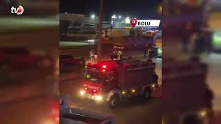 Bolu’da Önce Refüje Ardından Elektrik Direğine Çarpan Otomobil Tepetaklak Oldu 1 Yaralı