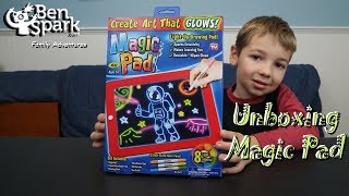 Unboxing the MagicPad™ A Light Up Drawing Screen