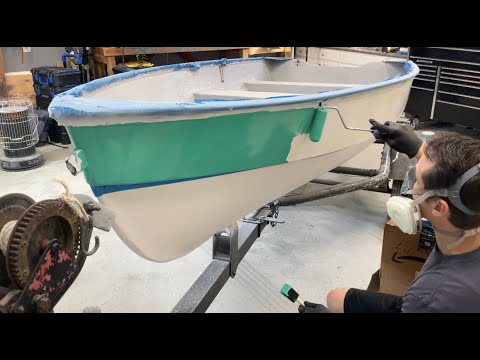 Pettit Paint - Rolling and Tipping EZ Poxy Boat Topside Paint is EZ!