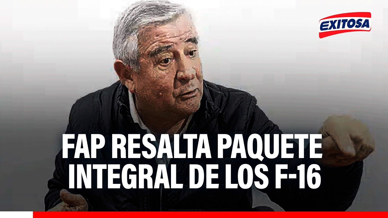 🔴🔵 Julio Valdez Pomareda afirma que compra de F-16 Fighting Falcon incluye logística y armamento