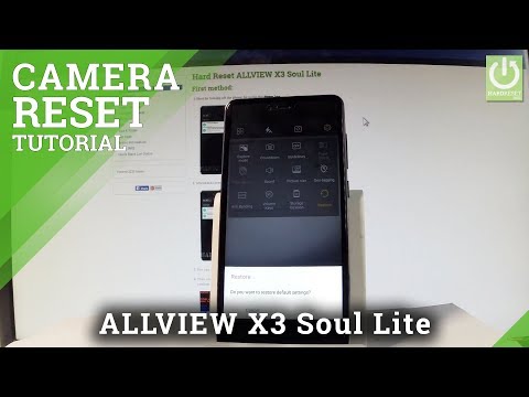 How to Restore Default Camera Settings on ALLVIEW X3 Soul Lite - Reset Camera |HardReset.Info