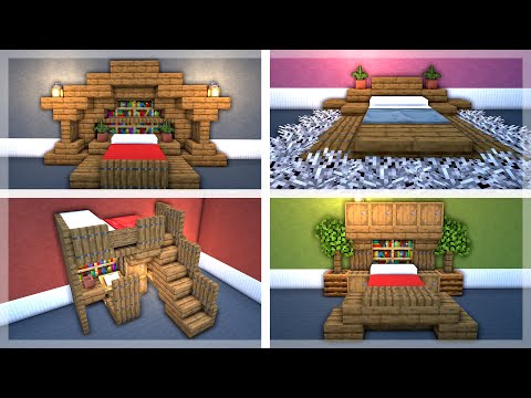 10 AWESOME Bed Designs for Your Minecraft Bedroom