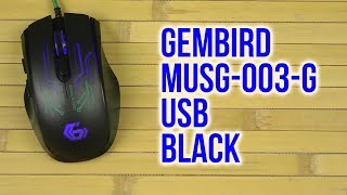 Gembird MUSG-003-G - відео 1