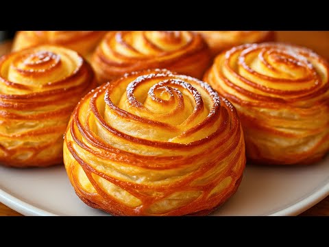 Das schönste und einfachste Brötchen der Welt! Konditoren halten diese neue Methode geheim!