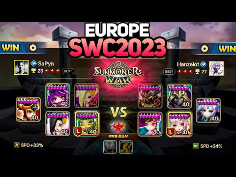 HANZELOT vs SAPYN (BO3). SWC2023 Europe Preliminary Day 1 - Summoners War