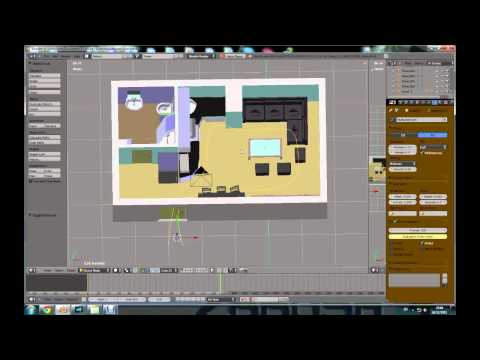 Blender 2.6 fly through animation tutorial