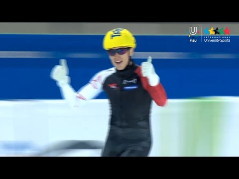 Shortd Track Men's 500m Final A - Winter Universiade Trentino 2013