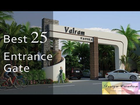 Best Modern Entrance gate 3D elevation l Design Creation l # 5