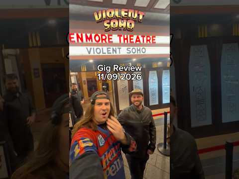 Thumbnail for Violent Soho gig review ! Enmore theatre Friday 11/09/2026 #violentsoho #beddyrays #teenagejoans by Violent Soho
