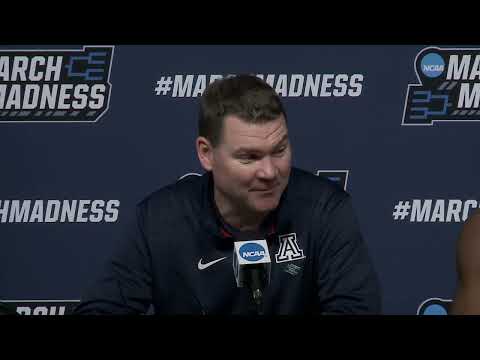 Tommy Lloyd: Arizona's first-round win over Wright State a 'good experience' | 2022 NCAA Tournament