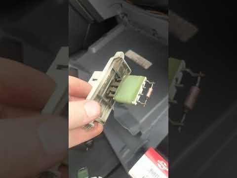 2015 Ford Transit 150 Van, Blower Motor Resistor Removal and Install