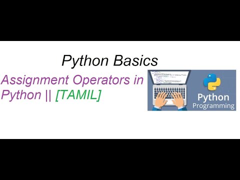 Python Basics Assignment Operators Tamil