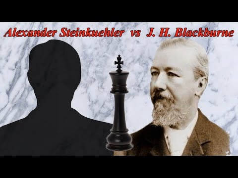 Partite Commentate di Scacchi 459 - Steinkuehler vs Blackburne - La Morte Nera - [C54] 1863