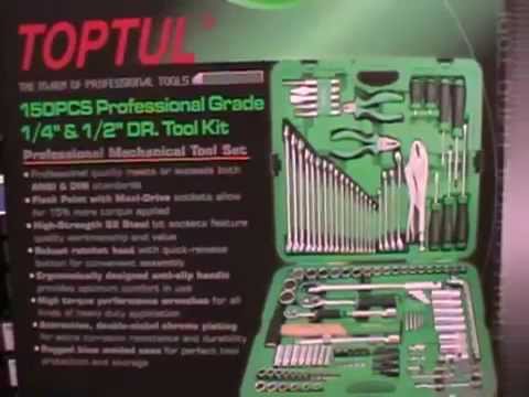 www.TOPTUL.PRO Набор инструмента 150 пр GCAI150R