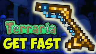 Terraria how to get Golden Fishing Rod (EASY) (2024) | Terraria 1.4.4.9 Golden Fishing Rod